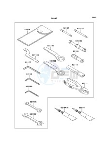 ER-6n ER650A6S GB XX (EU ME A(FRICA) drawing Owner's Tools