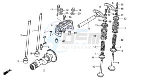 TRX350TM RANCHER S drawing CAMSHAFT