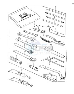 KZ 1300 A (A1-A3) drawing OWNER TOOLS