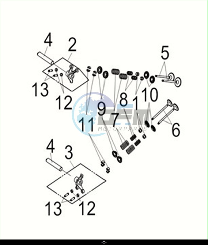 IN-EX. VALVE ROCKER ARM