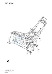 GSR750Z EU drawing FRAME