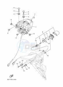 YZF320-A YZF-R3 (B2X8) drawing TAILLIGHT