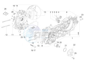 Beverly 350 4T ST ie ABS E4 300 (EMEA) drawing Crankcase