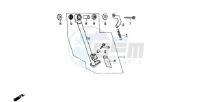 NSR50F drawing STAND