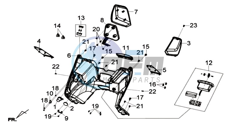 COWLING INNER FR PLATE