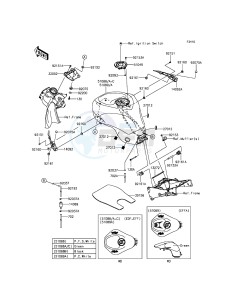 NINJA_ZX-6R ZX636EEF FR GB XX (EU ME A(FRICA) drawing Fuel Tank