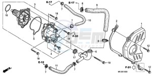 CBR600RR9 BR / MME - (BR / MME) drawing WATER PUMP