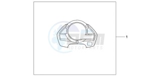 CB600FA9 France - (F / ABS CMF) drawing METER PANEL