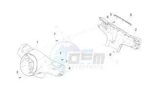 SUPER GTS 300 4T 4V IE ABS E3 (APAC) drawing Handlebars coverages