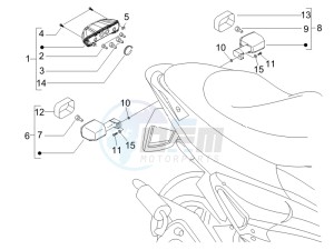 Runner 50 Pure Jet Race (CH) CH drawing Tail light - Turn signal lamps