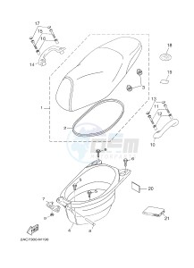 YN50FU NEO'S 4 UBS (2ACH) drawing SEAT