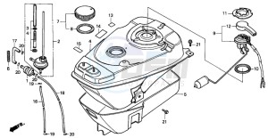 NH80MD drawing FUEL TANK