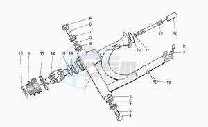 California 1100 Jackal Jackal drawing Swing arm