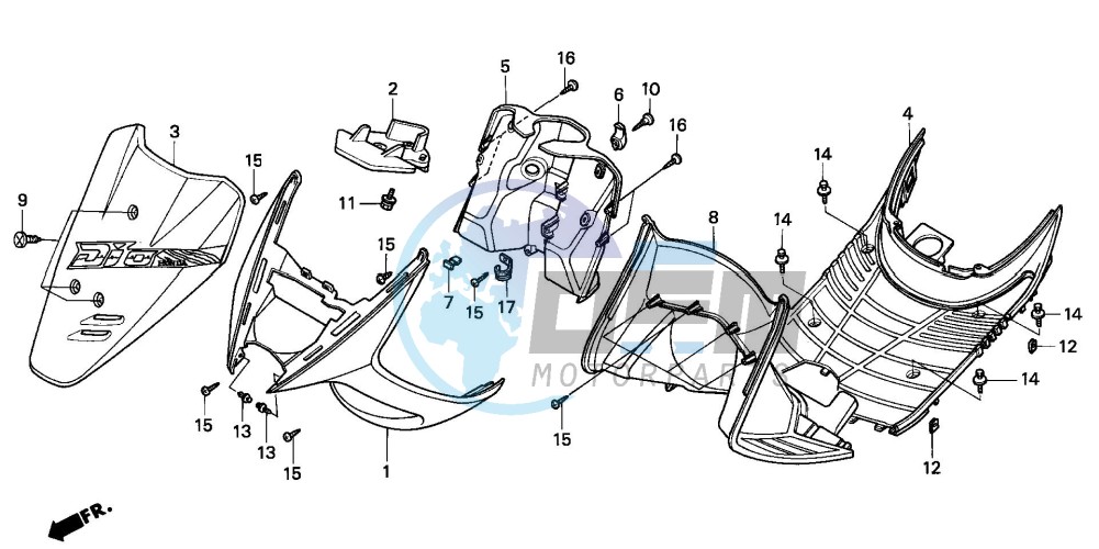 FRONT FENDER/STEP FLOOR