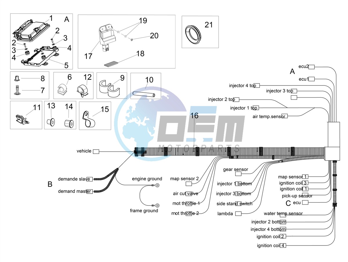 Central electrical system