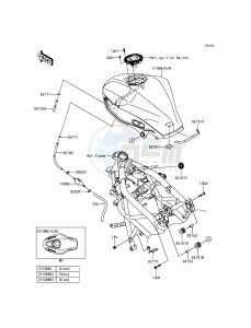 Z250SL BR250EFF XX (EU ME A(FRICA) drawing Fuel Tank