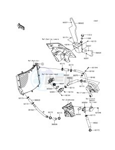 NINJA H2 ZX1000NFF XX (EU ME A(FRICA) drawing Water Pipe