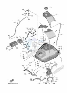 CZD300-A XMAX 300 TECH MAX (BY36) drawing OIL PUMP