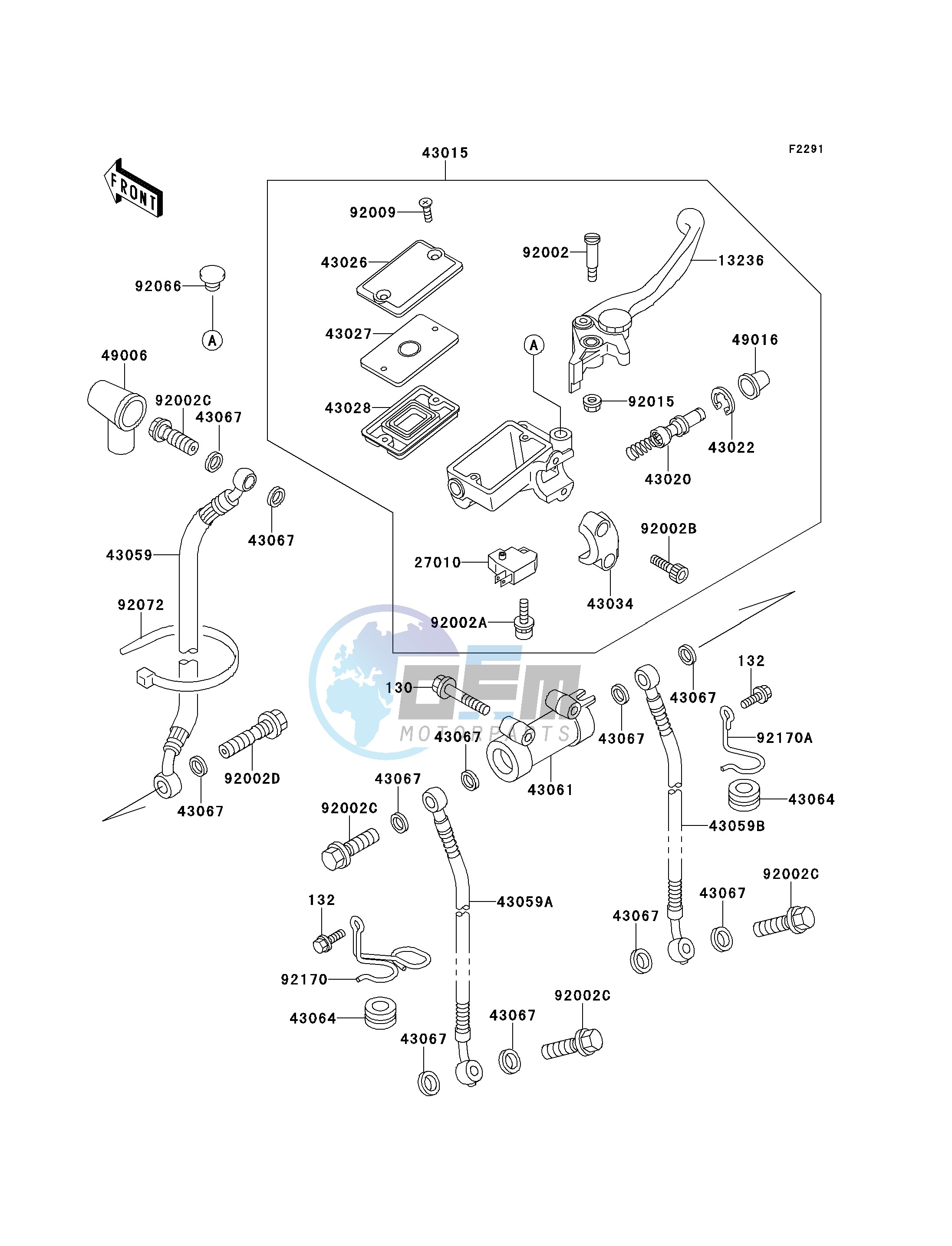 FRONT MASTER CYLINDER