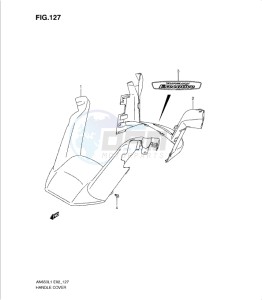 AN650 drawing HANDLE COVER (AN650AL1 E51)