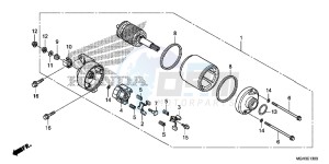 VFR1200XC drawing STARTING MOTOR