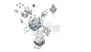 CROSS CITY - 125 CC 4T EU3 drawing CYLINDER