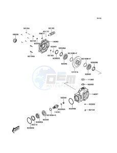 KVF300 KVF300CCF EU drawing Drive Shaft/Final Gear