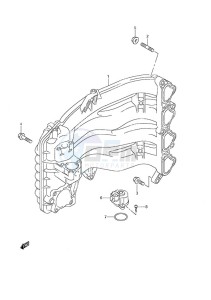 DF 70A drawing Intake Manifold