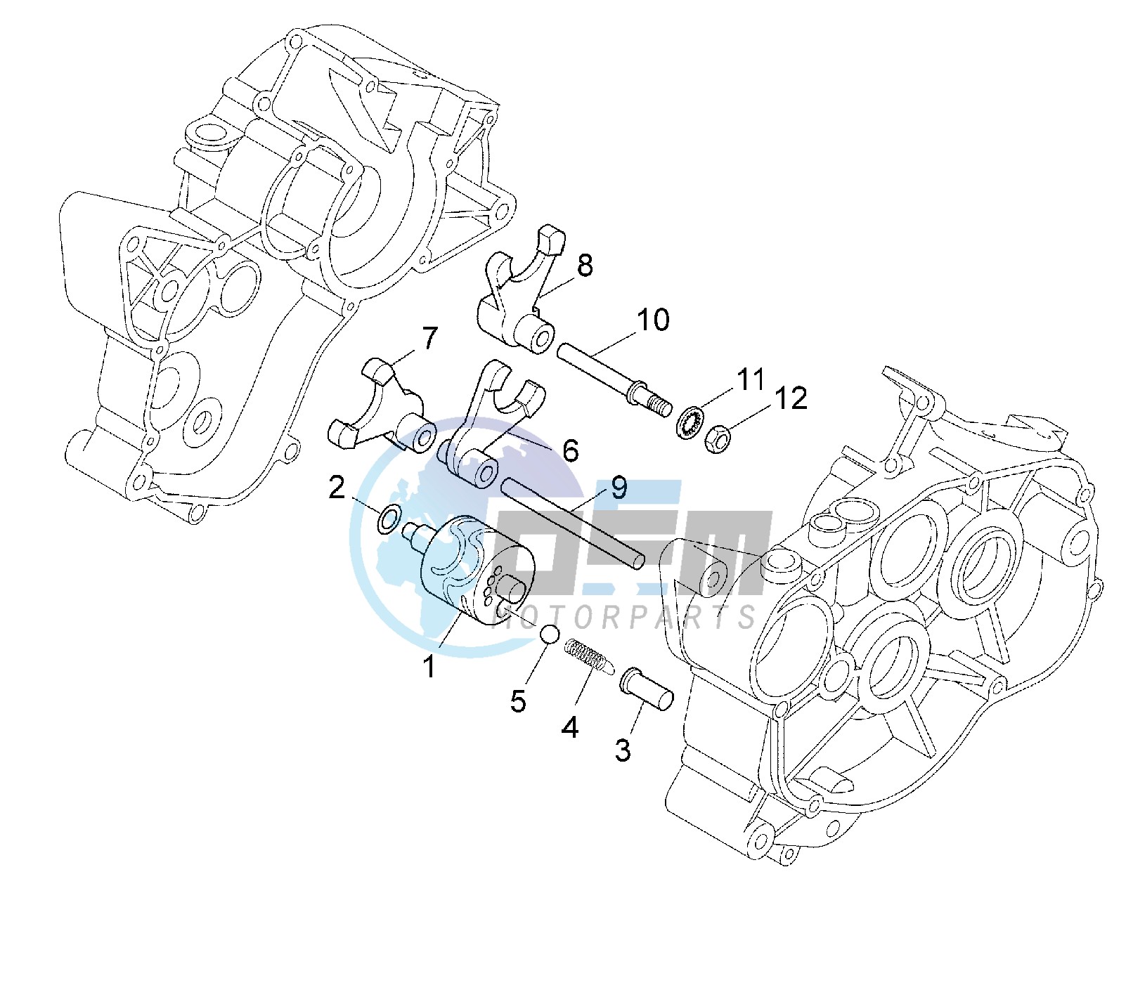 SHIFT CAM AND FORK