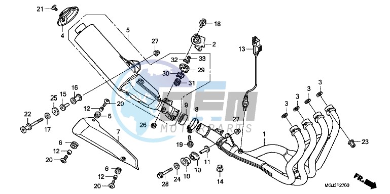 EXHAUST MUFFLER