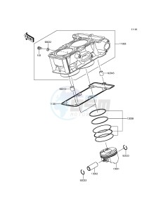 NINJA 300 ABS EX300BGF XX (EU ME A(FRICA) drawing Cylinder/Piston(s)