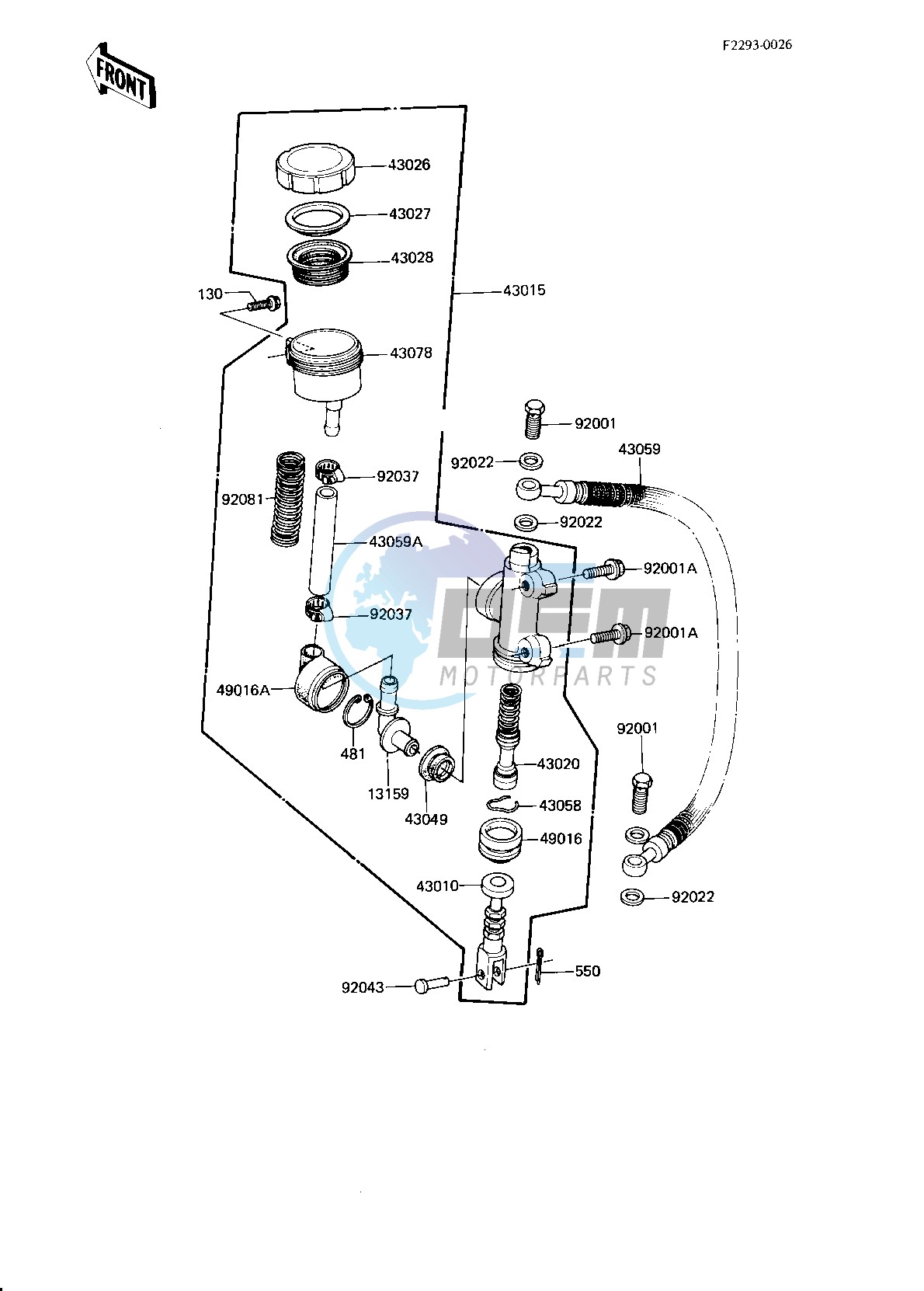 REAR MASTER CYLINDER