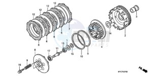 XL125VA E / MKH drawing CLUTCH