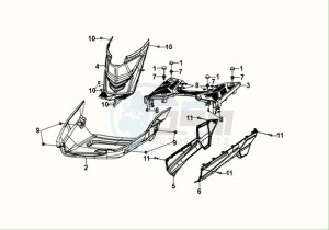 E-XPRO (EH4LW2-EU) (M0) drawing FLOOR PANEL - CENTER COVER