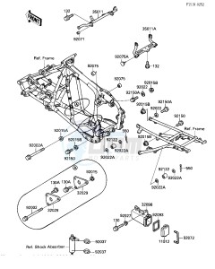 KXF 250 A [TECATE 4] (A1-A2) [TECATE 4] drawing FRAME FITTINGS-- KXF250-A1- -