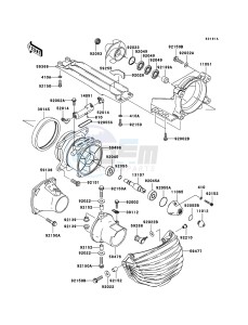 JET SKI STX-12F JT1200D7F FR drawing Jet Pump