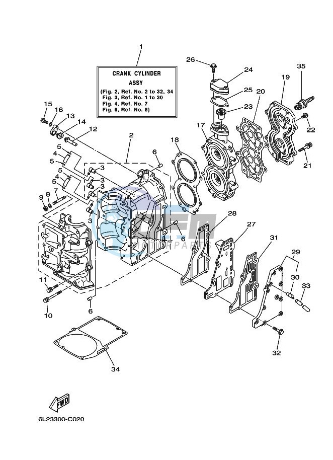 CYLINDER--CRANKCASE