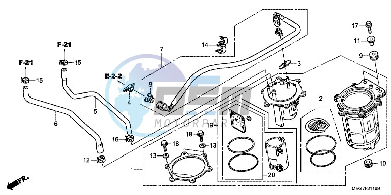 FUEL PUMP ( VT750C2B/ C2S/ CS/ C/ CA)