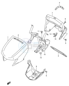 LT-A700X (E17) drawing HANDLE COVER