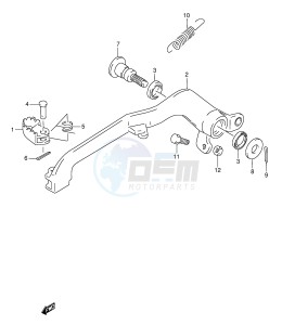 RMX250 (E28) drawing REAR BRAKE