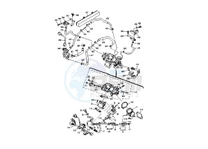 XV MIDNIGHT STAR 1900 drawing THROTTLE BODY