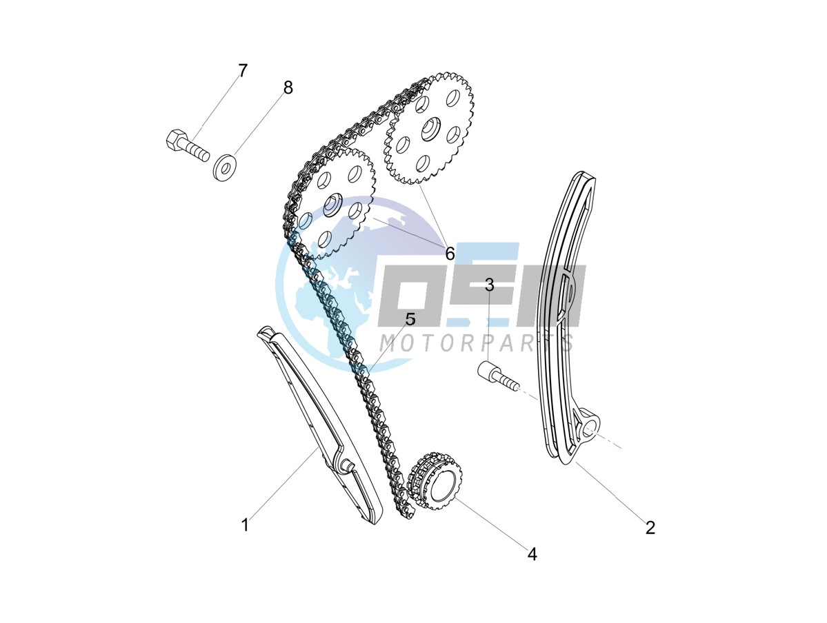 Front cylinder timing system