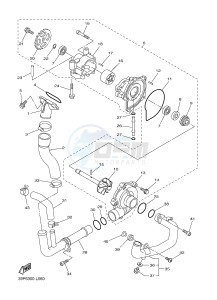 FZ8-N FZ8 (NAKED) 800 (2SH5) drawing WATER PUMP