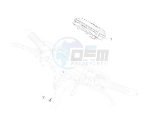 GTS 150 SUPER 4T 3V IE ABS E4 (EMEA) drawing Meter combination - Cruscotto