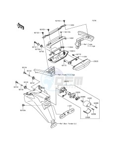 1400GTR ABS ZG1400EGF FR GB XX (EU ME A(FRICA) drawing Taillight(s)