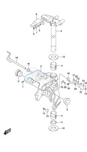 DF 25A drawing Swivel Bracket Remote Control