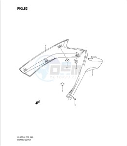 DL650 drawing FRAME COVER