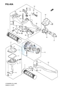 LT-R450 (E19) drawing HANDLE LEVER (MODEL K9 L0)