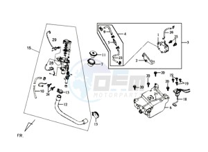 JOYRIDE 125 drawing FUEL TANK - FUEL CUT