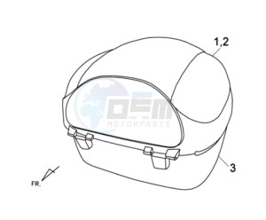 FIDDLE II 50 NEW ENGINE drawing LUGGAGE RACK